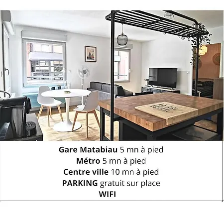 Chez Serge - Petit Matabiau - 2/4 Pers - Pkg/centre *