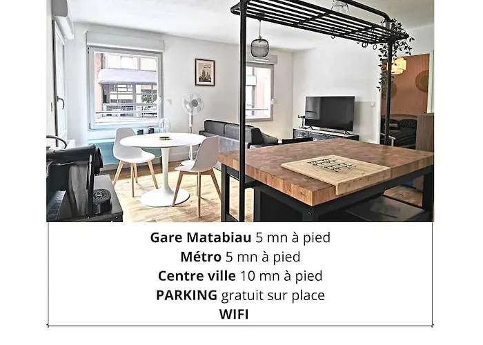 Chez Serge - Petit Matabiau - 2/4 Pers - Pkg/centre *